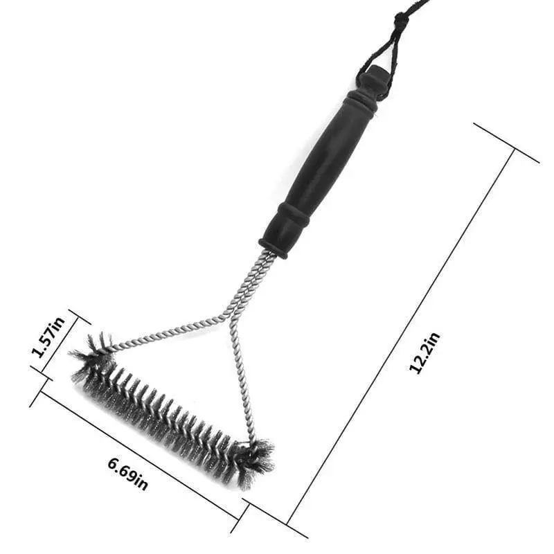 Escova para Limpeza de Grelha Resistente para Churrasqueiras - Image 3