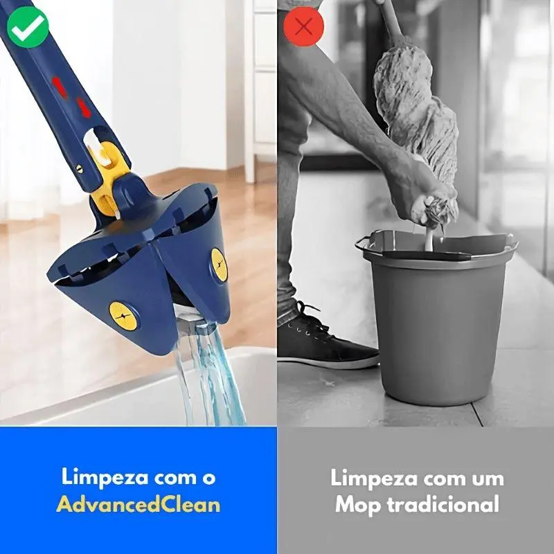 Mop de Limpeza Giratório - AdvancedClean© (+ Brinde Grátis!) - Image 4